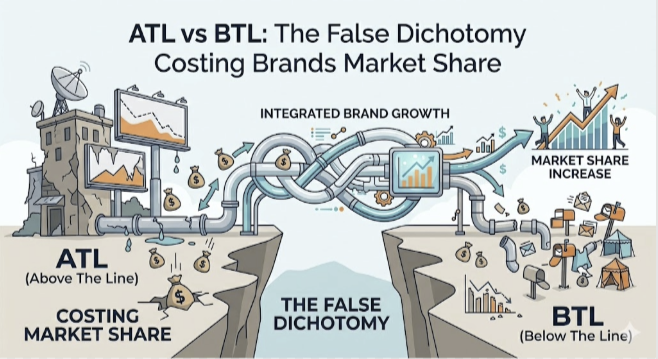 ATL vs BTL: The False Dichotomy Costing Brands Market Share